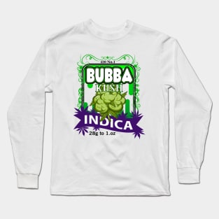 Bubba Kush 420 Strain Logo Long Sleeve T-Shirt